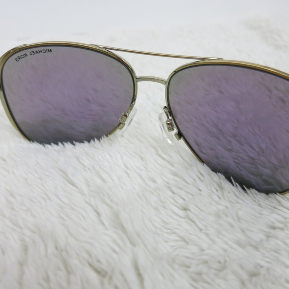 Michael Kors Chelsea Green Aviator Sunglasses - Picture 5 of 7
